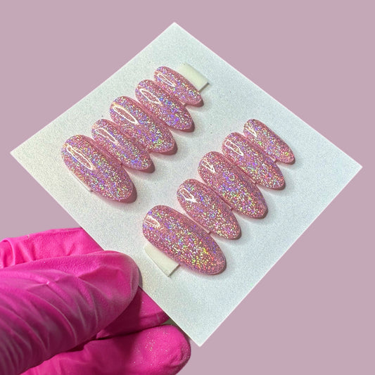 Glitter baby-light pink